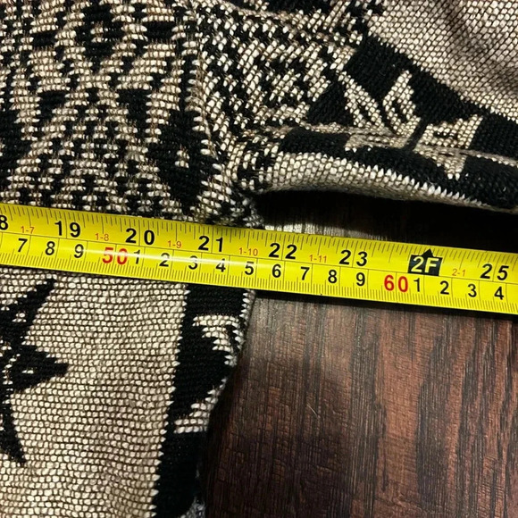 hoKus poKus Vintage Y2K Tapestry Jacket Coat Winter Deer‎ Pattern, Size L Crop - Picture 7 of 8